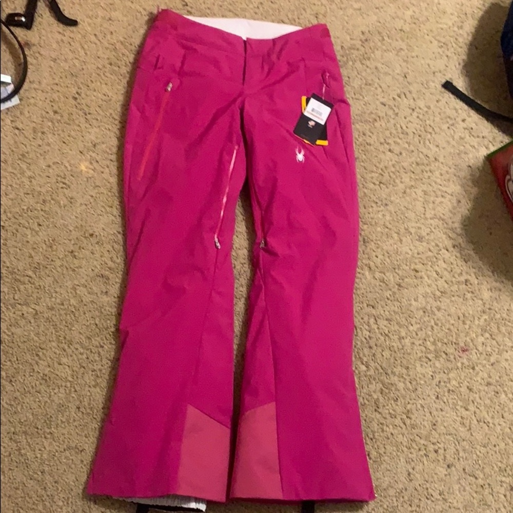 NWT Hot Pink Spyder ski pants